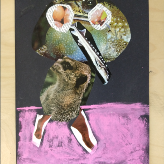 Kunst af en af eleverne fra Solrød musikskole.