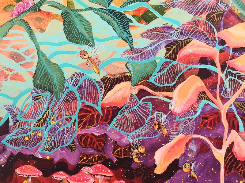 Kunst af Rikke Feld.