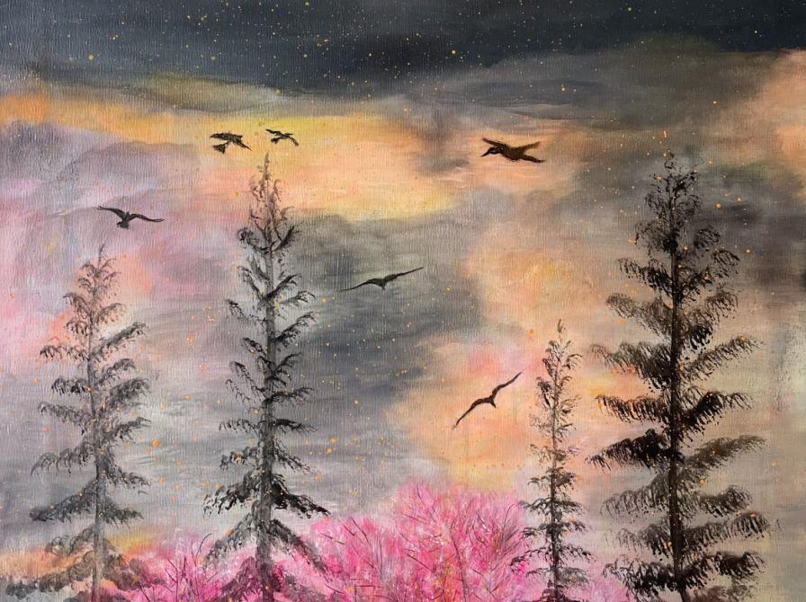 Kunst af Heidi Sinnet.